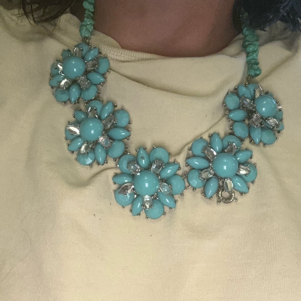 Teal Statement Necklace
